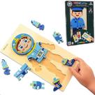 Brinquedo Educativo Profissões Quebra Cabeça BDM43
