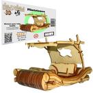 Brinquedo Educativo Quebra Cabeça 3D Carro Flintstones Mdf Brinquedo Educativo Quebra Cabeça 3D Carro Flintstones Mdf