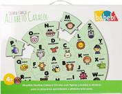 Brinquedo Educativo Quebra Cabeça Alfabeto Caracol Babebi Quebra Cabeça Babebi
