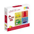 Brinquedo Educativo Quebra Cabeça de Encaixe Transportes Babebi