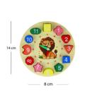 Brinquedo Educativo Relógio Encaixe Peças Infantil Tipo:Relogio