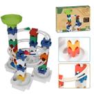 Brinquedo Educativo Rola Bolinha Blocos Montar Pista 45 Pçs