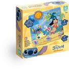 Brinquedo Educativo Stitch Alinhavos Montessori 2 Placas 16 Peças Madeira Nig