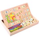 Brinquedo educativo Wooden Snail Learning Box para crianças