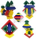 Brinquedo empilhável KUTOI Pyramid Blocks para crianças de 3 anos