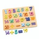 Brinquedo Encaixe Divertido Numeros Simbolos Quebra Cabeça Brinquedo Encaixe Divertido Numeros Simbolos Quebra Cabeça