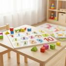 Brinquedo Encaixe Madeira Quebra Cabeça Educativo Pedagógico Tabuleiro com Pinos Infantil Formas MDF