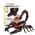 Brinquedo Escorpião Preto de controle remoto C/ Luz - Castela