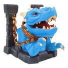 Brinquedo Fantoche de Plastico Dragão Shard com Som e Animação Azul Multikids - BR2266