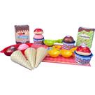 Brinquedo Faz de Conta Crec-Crec Sorveteria Kit 14 Itens Big Star Brinquedos Brinquedo Faz de Conta Crec-Crec Sorveteria Kit 14 Itens Big Star Brinquedos