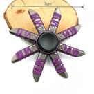 Brinquedo Fidget Hand Spinner Finger Focus para adultos de metal colorido