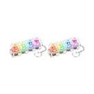Brinquedo Fidget Portátil LED Com Design De Teclado E Botão Clickável Para Alívio De Estresse E Brinquedo Fidget Portátil LED Com Design De Teclado E Botão Clickável Para Alívio De Estresse E