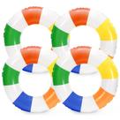 Brinquedo flutuador de natação inflável Whaline Rainbow 58 cm 4 unidades