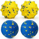 Brinquedo flutuante durável com 4 bolas de tênis para cães Moonorange Brinquedo flutuante durável com 4 bolas de tênis para cães Moonorange