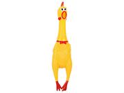 Brinquedo Frango Galinha Grita Borracha P/ Cães 41cm Gigante - 2 un