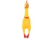 Brinquedo Frango Galinha Grita Borracha P/ Cães 41cm Gigante - 2 un - SAVANA