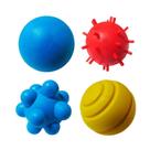 Brinquedo Furacão Pet Bola Mini 35mm com 4 Unidades para Cães - Cores Sortidas