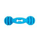 Brinquedo Furacão Pet Halteres de Borracha Maciça Especial Azul para Cães