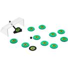 Brinquedo Futebol de Botão Diverso - 2 Times com Acessórios