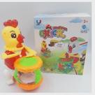 Brinquedo Galinha Infantil Bate Tambor Com Luz E Som Brinquedo Galinha Infantil Bate Tambor Com Luz E Som