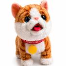 Brinquedo Gatinho Interativo De Pelúcia Anda Mia Com Guia Infantil Modelos Sortidos