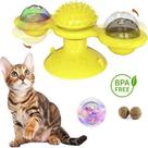 Brinquedo Gato Pets Moinho Giratório interativo Bolinha c/ catinip