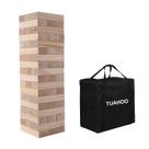 Brinquedo Giant Tumble Tower TUAHOO Jumbo Tumbling Timber de 4 pés