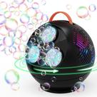 Brinquedo giratório LED recarregável de 360 Bubble Machine Weilim