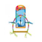 Brinquedo Happy Bird Balanço Redondo para Pássaros - Cores Sortidas
