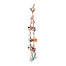 Brinquedo Happy Bird Corda Dupla para Pássaros - Cores Sortidas