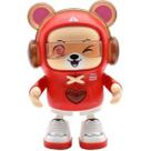 Brinquedo Heart Bear com Musica e LUZ ST-2191 Vermelho