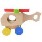Brinquedo Helicóptero Pequeno Madeira Lúdico Pedagógico Educativo
