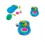 Brinquedo Hora Do Banho Baby Bath Time Banheira Azul