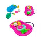 Brinquedo Hora Do Banho Baby Bath Time Banheira Rosa