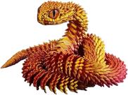 Brinquedo impresso em 3D Snake Animals Pet Movable Joint Fidget Toys
