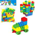 Brinquedo Infantil Bloco Monta Monta Kit 256 Peças Educativo