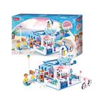 Brinquedo Infantil Blocos de Montar Cafeteria Cubic 289 Peças Multikids - BR2280 Brinquedo Infantil Blocos de Montar Cafeteria Cubic 289 Peças Multikids - BR2280