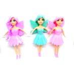 Brinquedo Infantil Boneca Fada MagicaTroca de Roupa Asas e Cabelo Princesa Fadinha + Acessórios