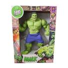 Brinquedo Infantil Boneco Hulk Gigante 45cm Marvel Sons Frases Mimo Toys - 0591