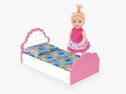 Brinquedo Infantil Cama Com Boneca Mimadinha - 415 - Junges