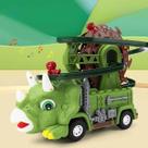 Brinquedo Infantil Caminhão Dinossauro com Pista Divertida