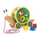 Brinquedo Infantil Caracol De Passeio Com Formas Geométricas