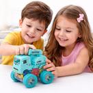 Brinquedo Infantil, Carrinho 4x4 SUPER Giro 360, Luzes, Fricção, Super Máquinas, Menino brinquedo