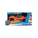 Brinquedo Infantil Carrinho Hot Wheels Flash Laranja com Luz e Som Multikids - BR1824