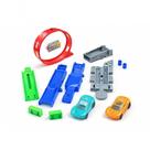 Brinquedo Infantil Carrinho Lançador Ejection Truck com Pista 360 Graus de Montar First Bikes