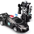 Brinquedo Infantil Carrinho Luz E Som Polícia Que Vira Robô Brinquedo Infantil Carrinho Luz E Som Polícia Que Vira Robô