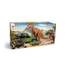 Brinquedo Infantil Carrinho Safari e Tiranossauro Rex