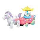 Brinquedo Infantil Carruagem Carrocel Bate e Volta Luz E Som Brinquedo Infantil Carruagem Carrocel Bate e Volta Luz E Som