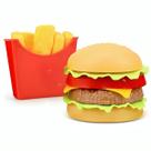 Brinquedo Infantil Comida Hambúrguer e Batatas Fritas - Braskit