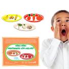 Brinquedo Infantil Comidinha Pratinhos com tiras autocolantes Crec Crec Brinquedo Infantil Comidinha Pratinhos com tiras autocolantes Crec Crec
